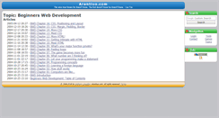 Desktop Screenshot of beginners-web-development.arantius.com
