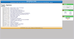 Desktop Screenshot of opinion.arantius.com