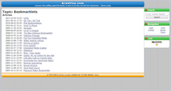 Desktop Screenshot of bookmarklets.arantius.com
